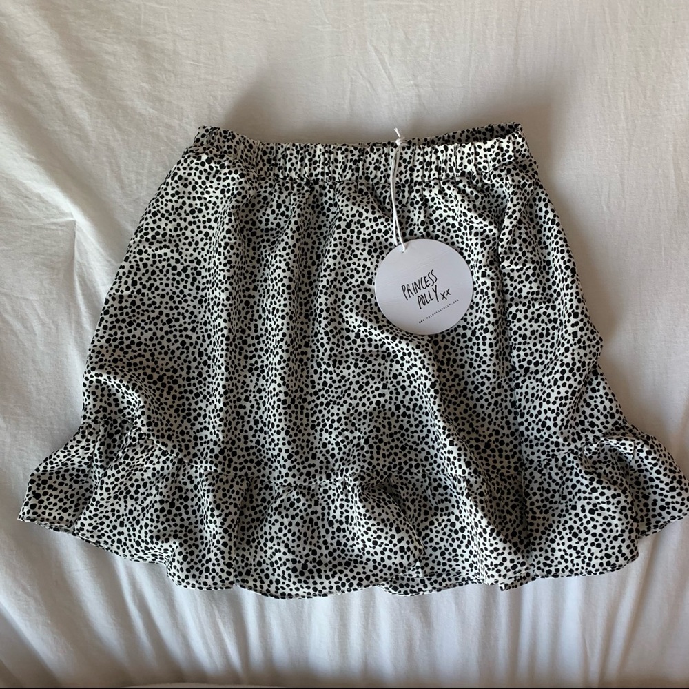 Princess Polly Black and White Skirt